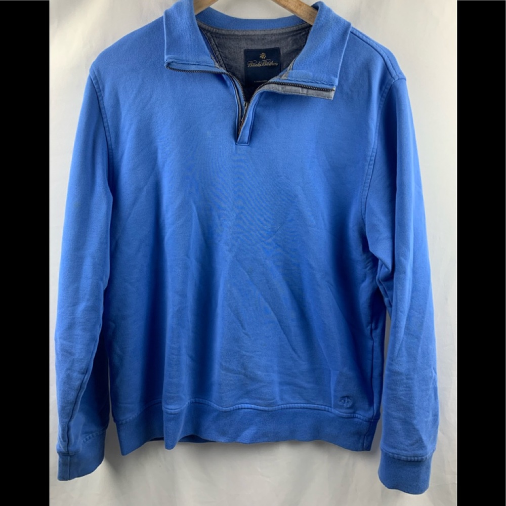 Pullover Brothers Blue Pullover Size Medium Brook… - image 1
